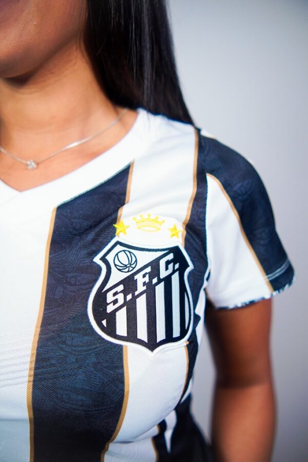 Santos listrada Feminina 2025 - Image 2