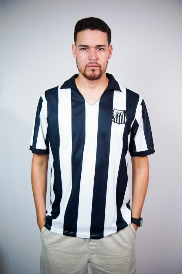 Camisa Retrô Santos 1956 listrada