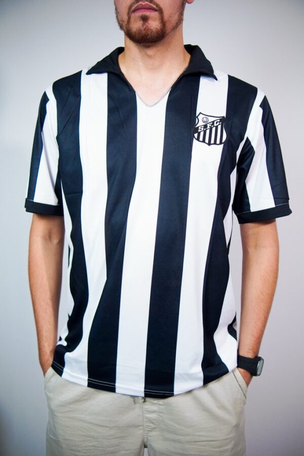 Camisa Retrô Santos 1956 listrada - Image 4